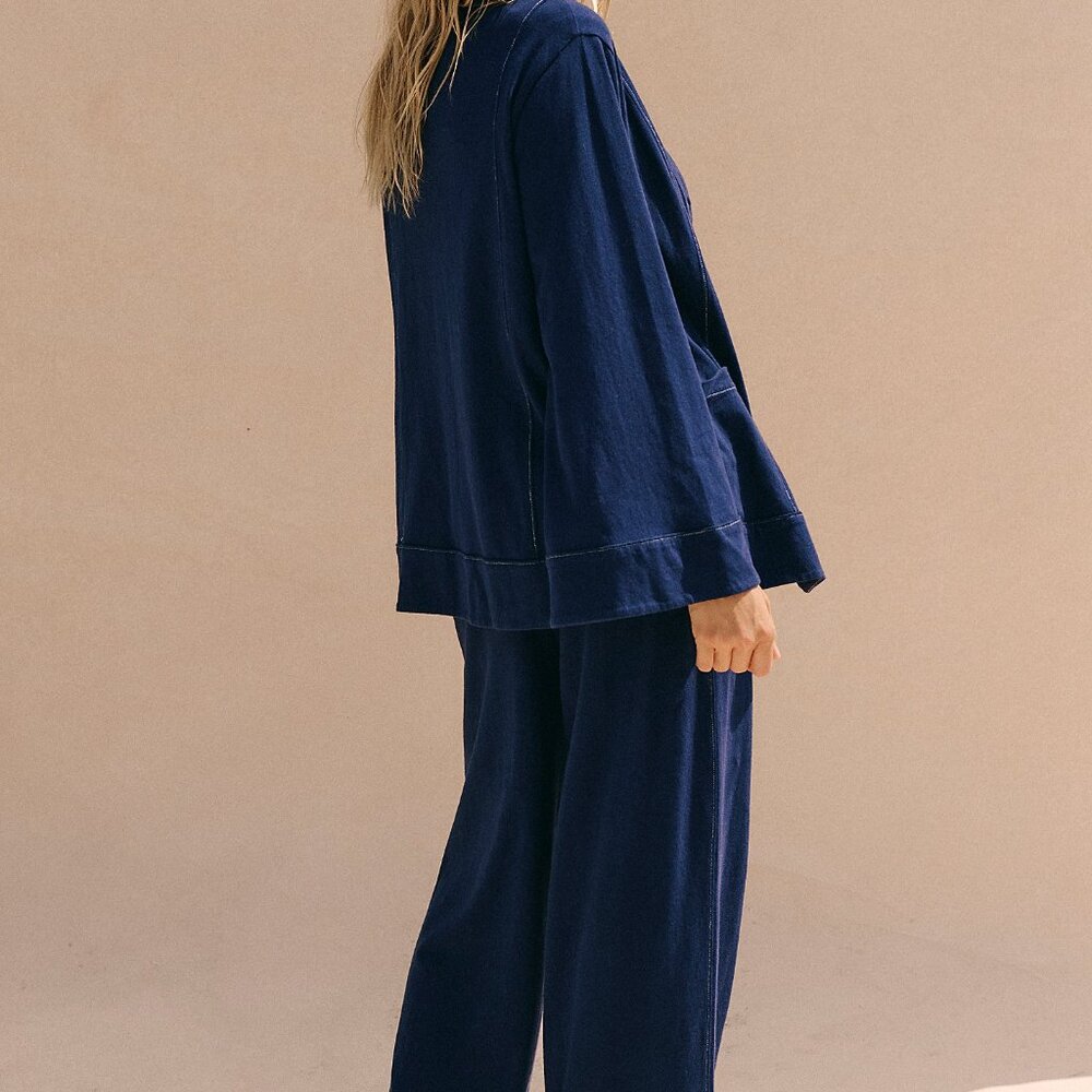 Free People free-est Strada Set - Wide Leg Pants Flyaway Cardigan - Picture 2 of 5